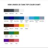 tank top color chart - Undead Unluck Shop